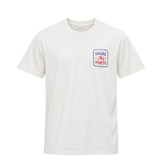 DEUS EX MACHINA Mudflap Vintage White - flat frontal transparente