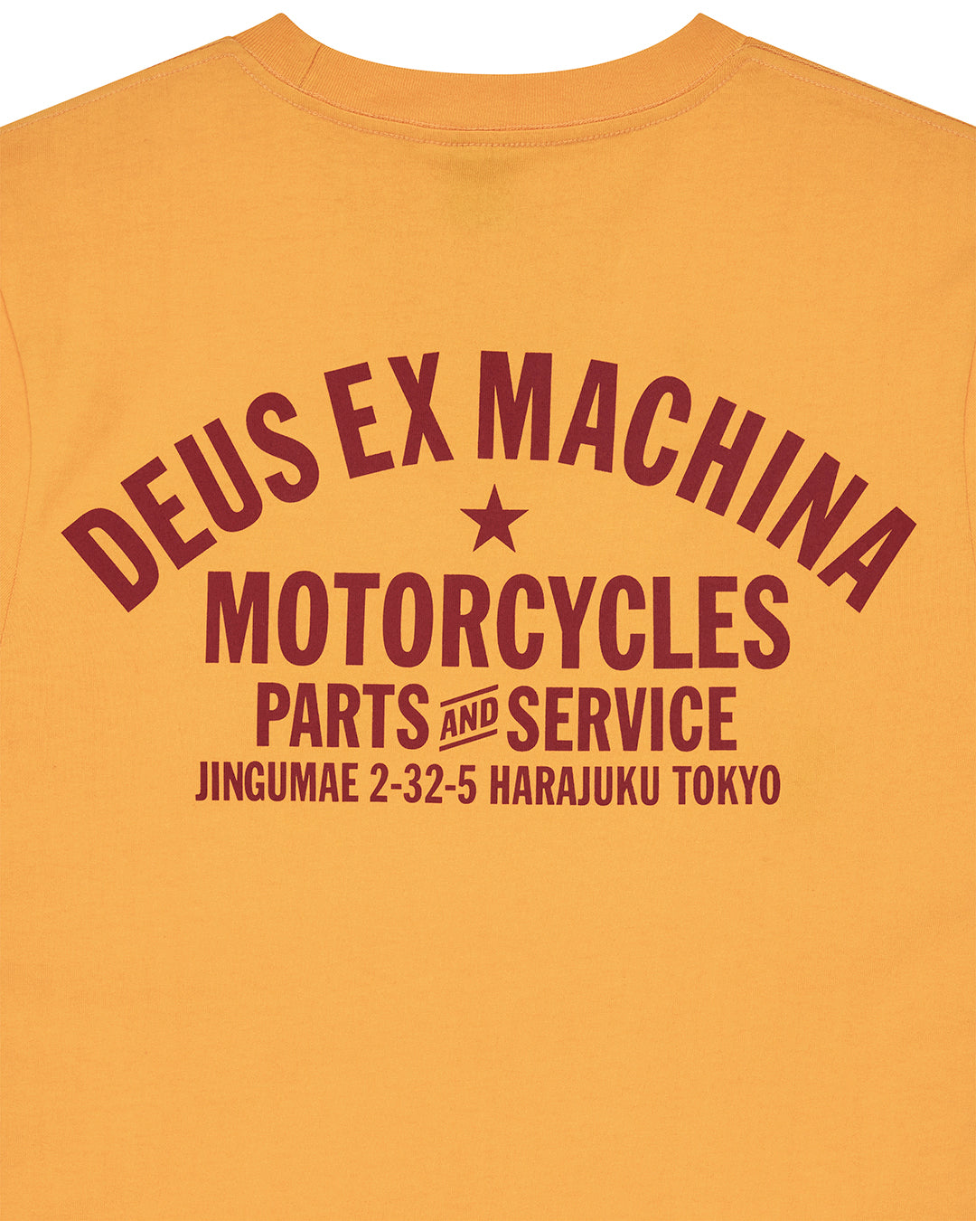 Camiseta Deus Harajuku Address Radiant Yellow - detalle