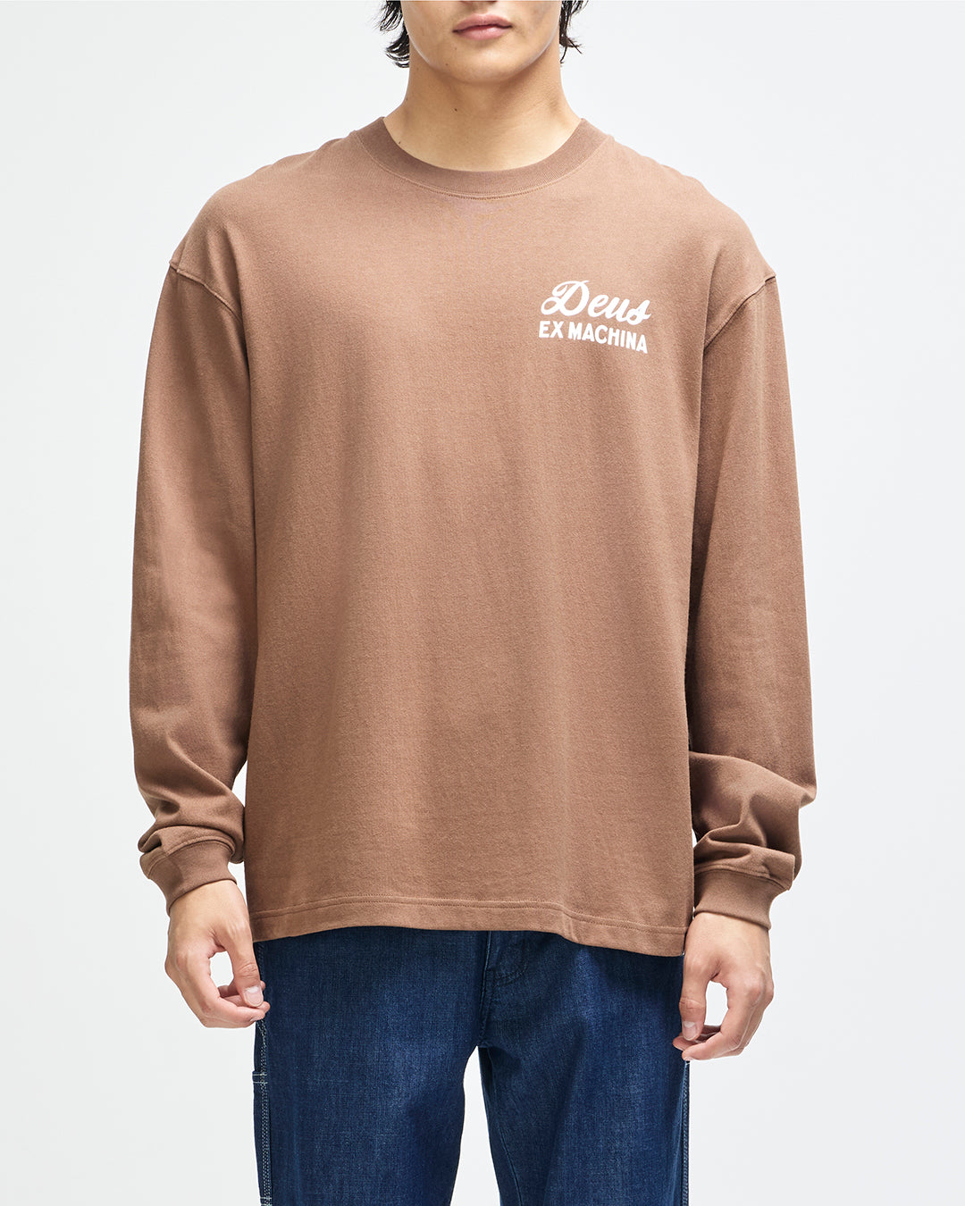 Camiseta Deus Harajuku Sign LS Bison Brown - imagen 2