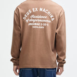 Camiseta Deus Harajuku Sign LS Bison Brown - imagen 3