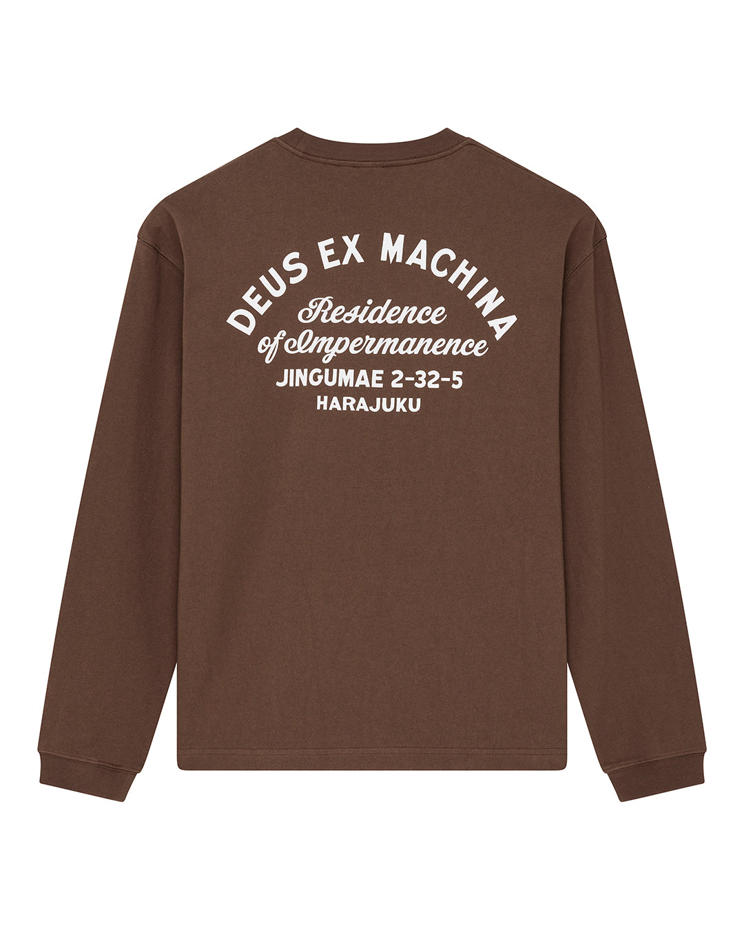 Camiseta Deus Harajuku Sign LS Bison Brown - imagen 4