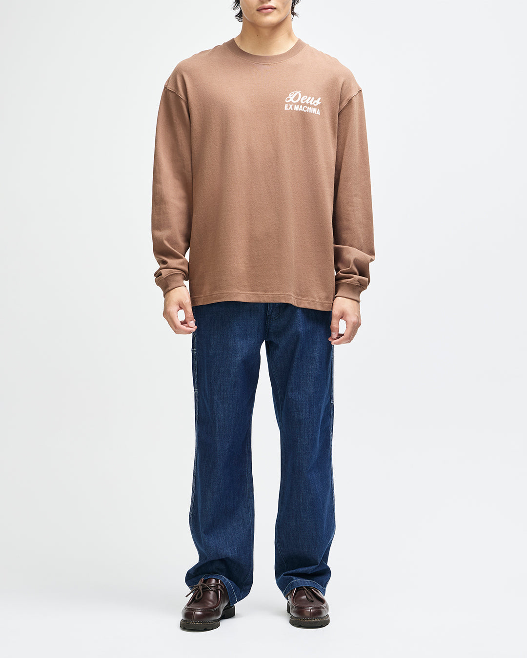 Camiseta Deus Harajuku Sign LS Bison Brown - imagen 5