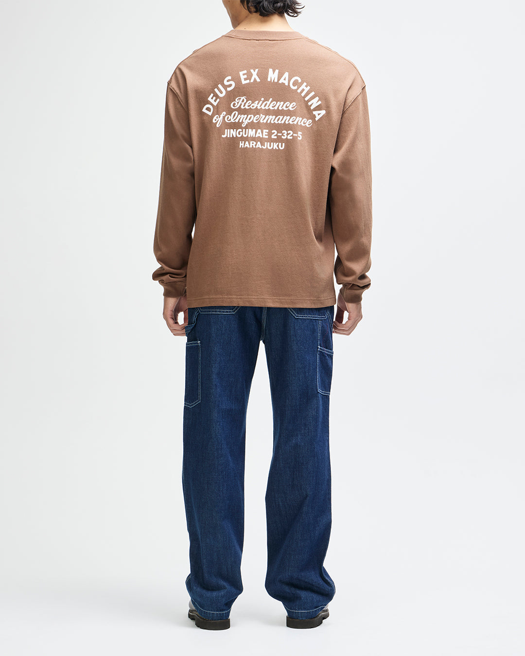 Camiseta Deus Harajuku Sign LS Bison Brown - imagen 6
