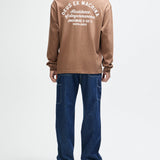 Camiseta Deus Harajuku Sign LS Bison Brown - imagen 6