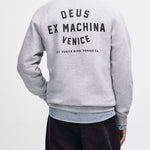 Sudadera DEUS Venice Address Crew Lt Grey Marle - imagen 2