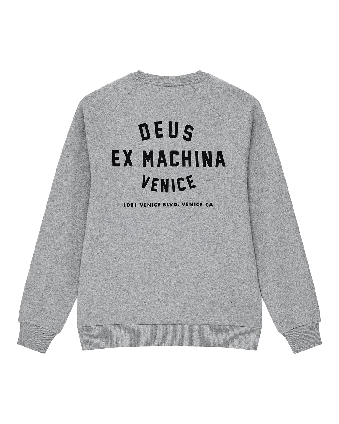 Sudadera DEUS Venice Address Crew Lt Grey Marle - imagen 4