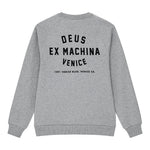 Sudadera DEUS Venice Address Crew Lt Grey Marle - imagen 4