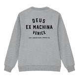 Sudadera DEUS Venice Address Crew Lt Grey Marle - imagen 4