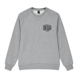 Sudadera DEUS Venice Address Crew Lt Grey Marle - flat frontal