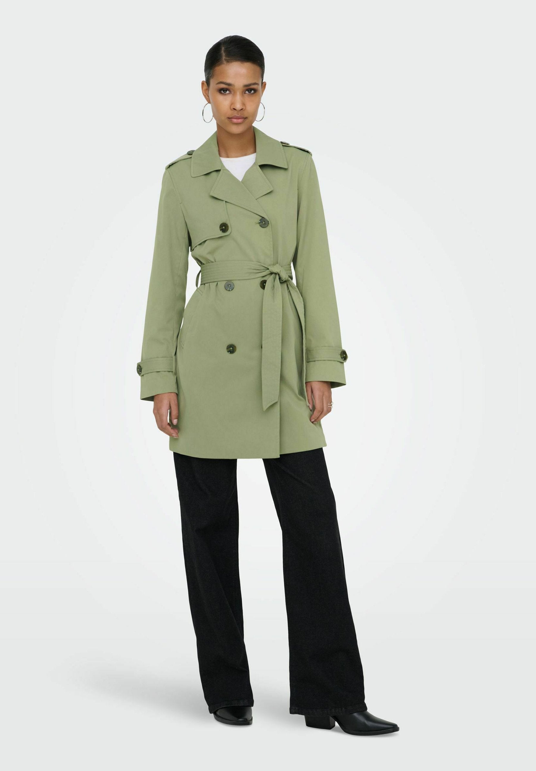 Gabardina ONLY Disa Mermaid vista lateral
