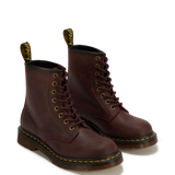 Par de botas Dr. Martens 1460 Crazy Horse Cherry Red
