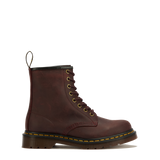 Botas DR. MARTENS 1460 Crazy Horse Cherry Red flat transparente