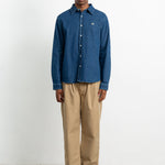 EDMMOND STUDIOS Duck Denim Shirt Stone Wash - look 1