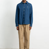 EDMMOND STUDIOS Duck Denim Shirt Stone Wash - look 1