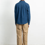 EDMMOND STUDIOS Duck Denim Shirt Stone Wash - look 2