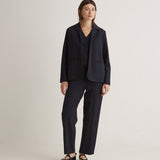 Pantalón YERSE Sally Barrel Navy