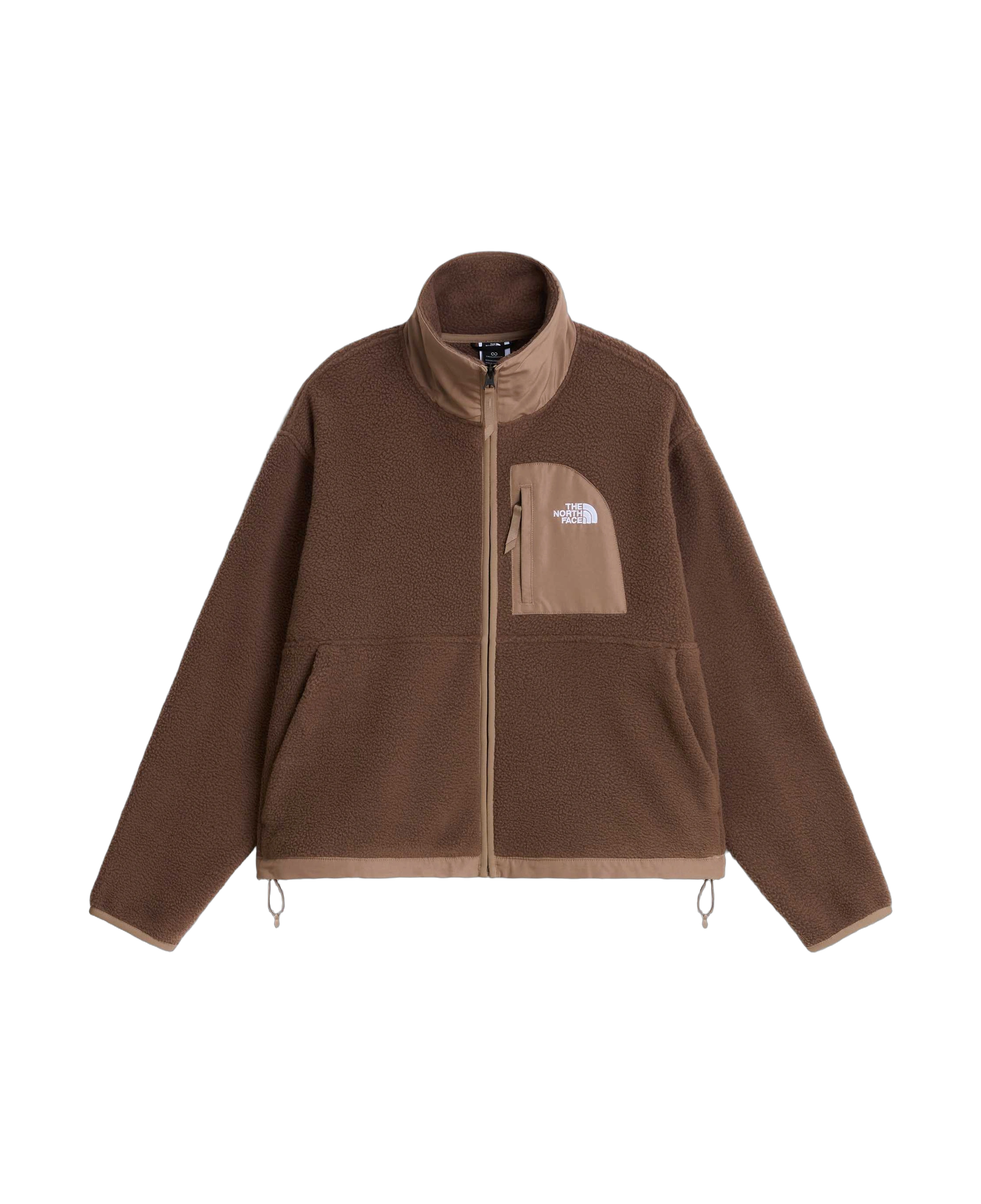 Chaqueta Polar THE NORTH FACE Yumiori Off-Peak Smokey Brown — vista frontal