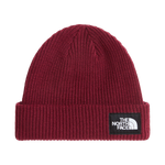 Gorro THE NORTH FACE Salty Lined Burgundy Crush — vista frontal