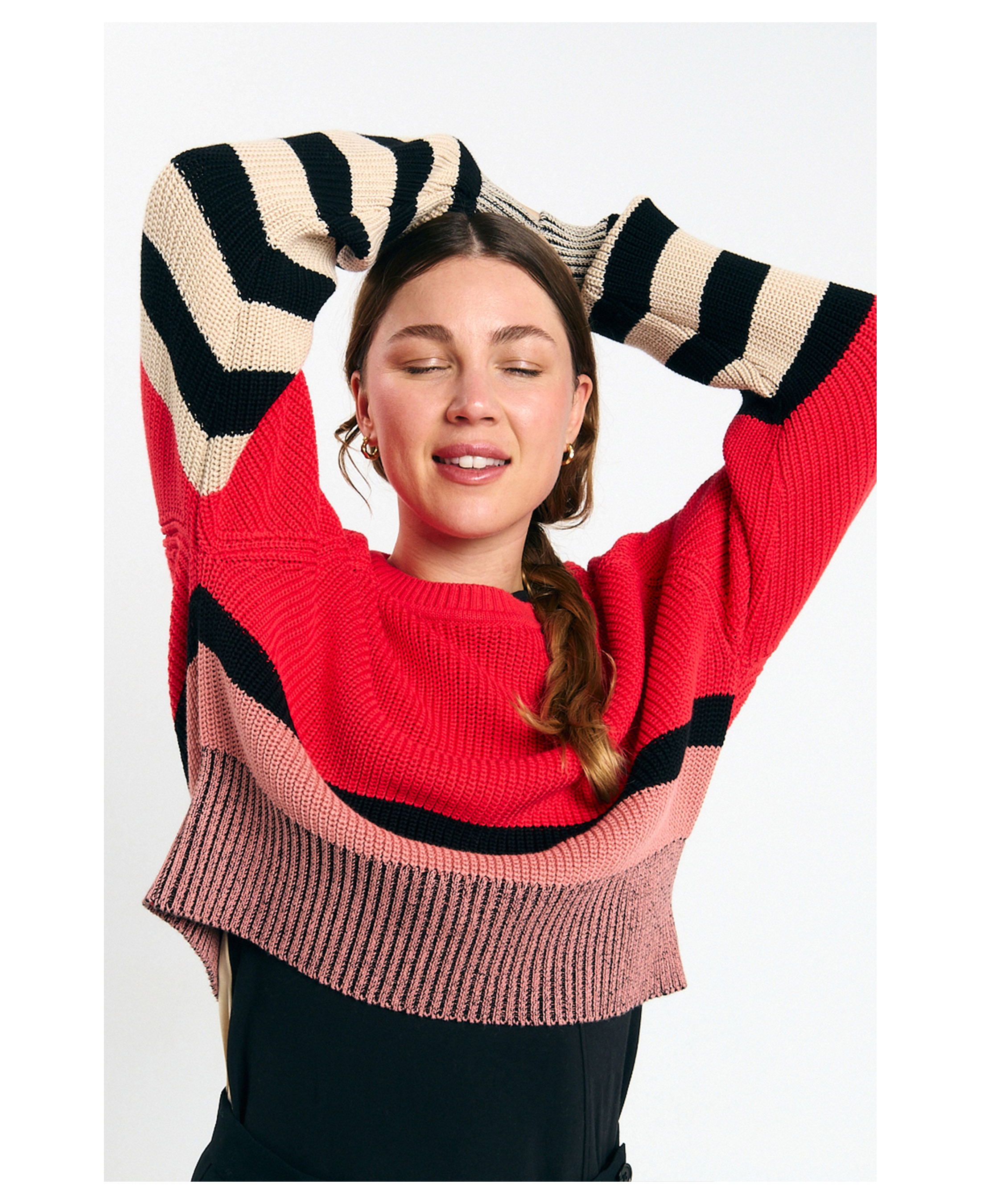 Jersey SUITE13LAB Nelas Stripes Red — vista 4
