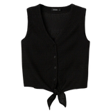 TIFFOSI Edda Schwarzes Top