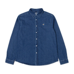 Camisa EDMMOND STUDIOS Duck Denim Shirt Plain Stone Wash