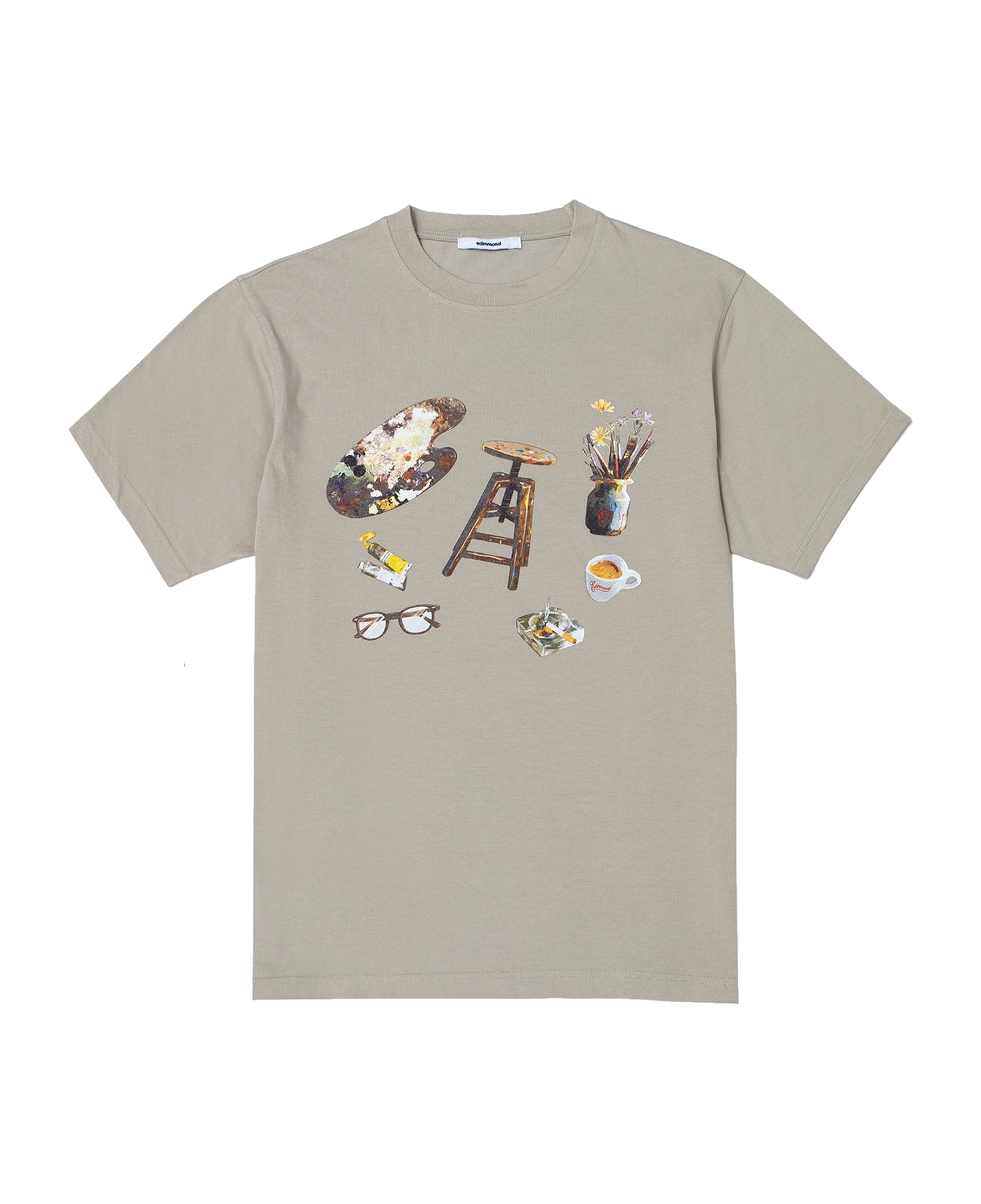 Camiseta EDMMOND STUDIOS Still Plain Taupe