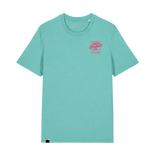 Camiseta El Típico de Tenerife Estás Gozando Pool Blue, vista frontal