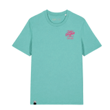 Camiseta El Típico de Tenerife Estás Gozando Pool Blue, vista frontal