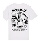 Camiseta El Típico de Tenerife Microclimas blanca, vista trasera
