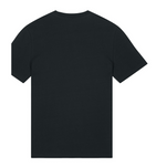 Camiseta El Típico de Tenerife Ocho Islas One Heart negra, vista trasera