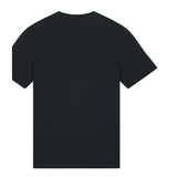 Camiseta El Típico de Tenerife Ocho Islas One Heart negra, vista trasera