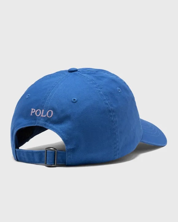 Blaue New England-Kappe von Polo Ralph Lauren mit Schirm aus Baumwollstoff 