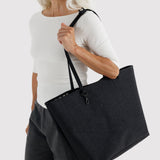 Bolso Tote BAGGU Large Nylon Reversible Black Mix