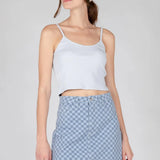 Falda 24colours Vaquera Estampada - ECRU