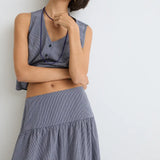 Falda ESE O ESE Bretagne Blue Stripes