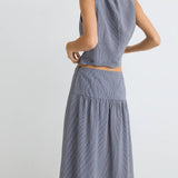 Falda ESE O ESE Bretagne Blue Stripes