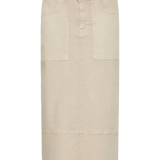 Falda ICHI Cenny Doeskin - ECRU
