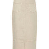Falda ICHI Cenny Doeskin - ECRU