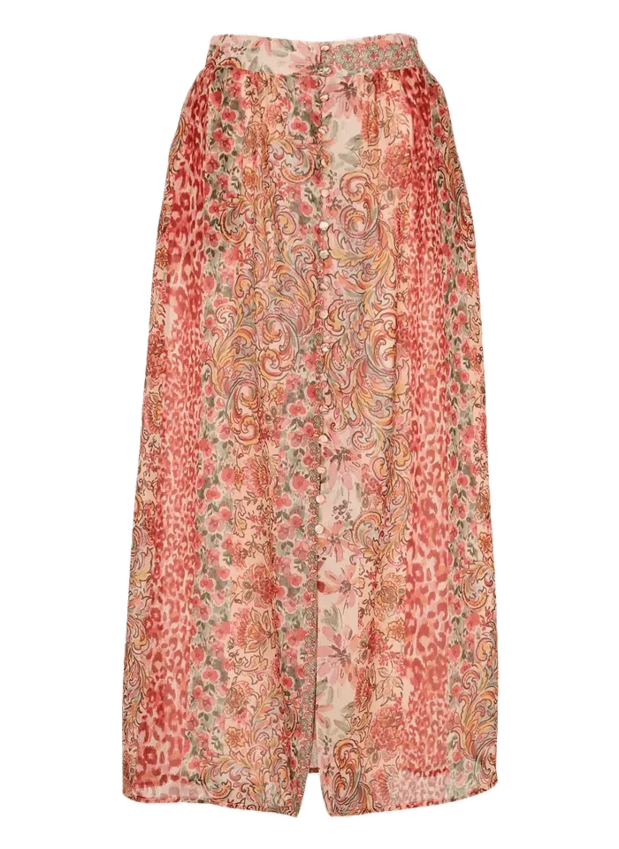 Falda La Petite Étoile Joa Patchwork - ECRU