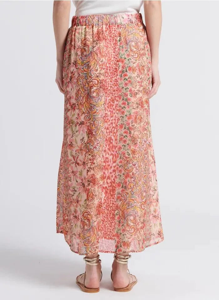 Falda La Petite Étoile Joa Patchwork - ECRU