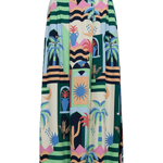 Falda Nümph Nugabriella Summer Green - ECRU