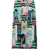 Falda Nümph Nugabriella Summer Green - ECRU