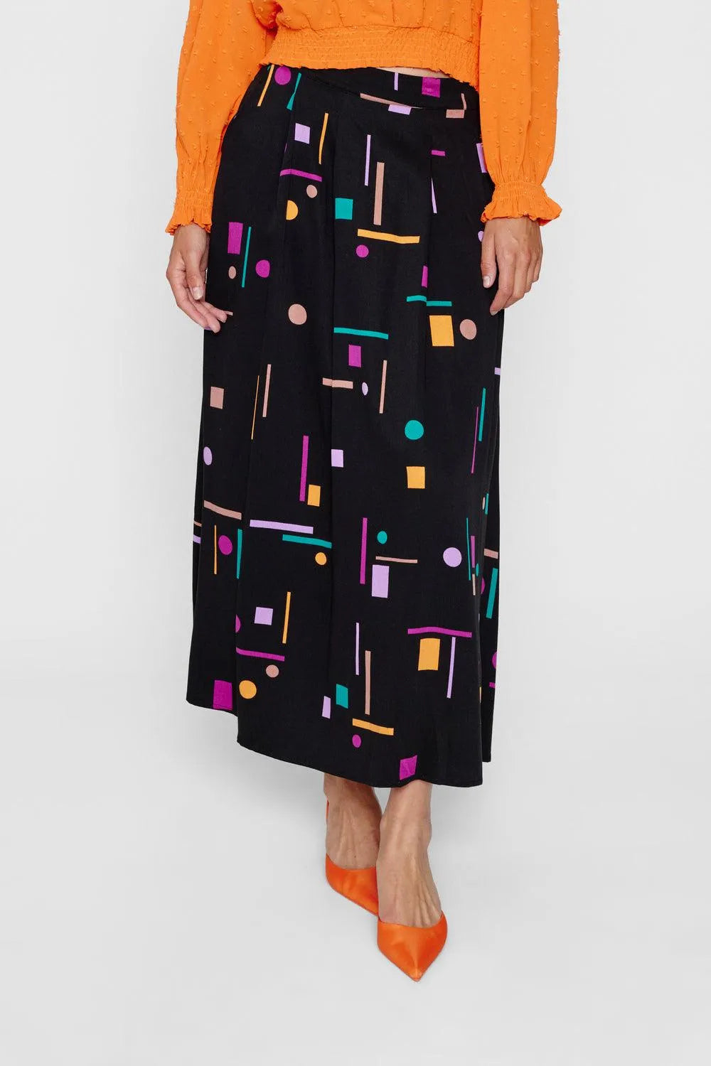 Falda Nümph Walli Caviar - ECRU