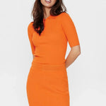 Falda Nurippa Red Orange - ECRU