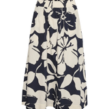 Falda Saint Tropez Ursula Night Sky Resort Floral - ECRU