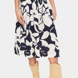 Falda Saint Tropez Ursula Night Sky Resort Floral - ECRU