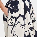 Falda Saint Tropez Ursula Night Sky Resort Floral - ECRU