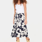 Falda Saint Tropez Ursula Night Sky Resort Floral - ECRU