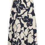 Falda Saint Tropez Ursula Night Sky Resort Floral - ECRU