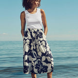 Falda Saint Tropez Ursula Night Sky Resort Floral - ECRU